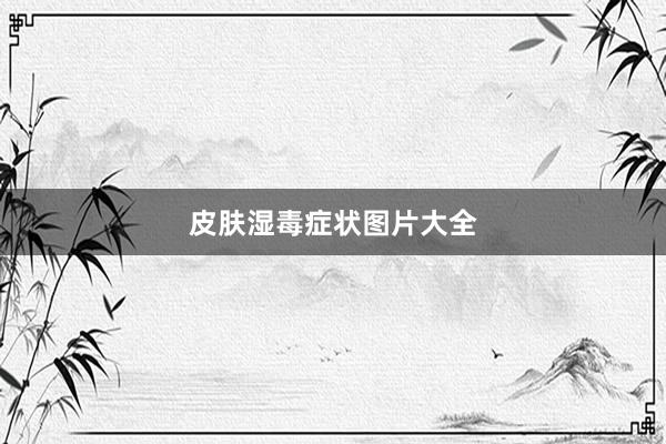 皮肤湿毒症状图片大全